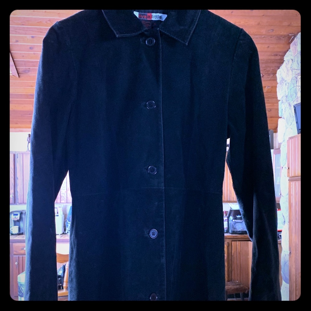 Suede Leather car coat